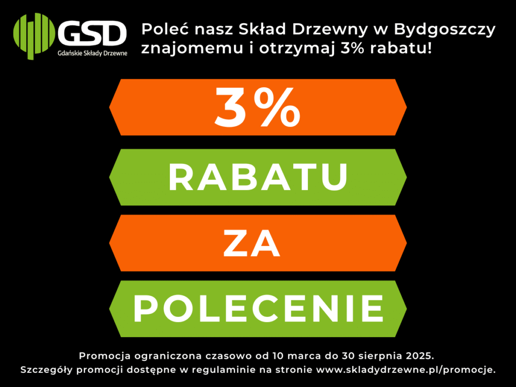 3% rabatu za polecenie